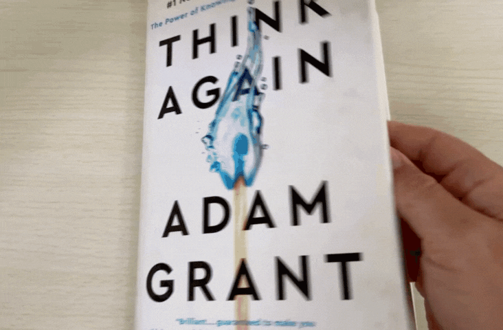 Think Again Margin Notes Flipping through the margin notes for Think Again book by Adam Grant